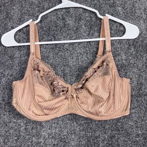 Chantelle Pont Neuf Bra 34DD Brown Full Coverage Unlined